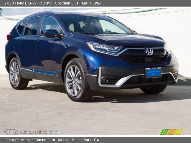 2020 Honda CR-V Touring in Obsidian Blue Pearl