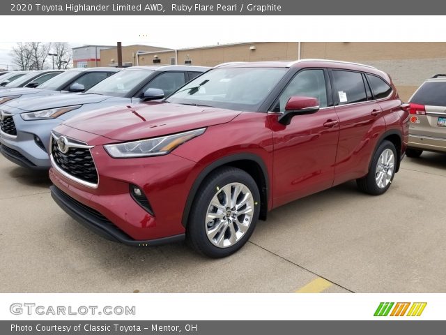 2020 Toyota Highlander Limited AWD in Ruby Flare Pearl