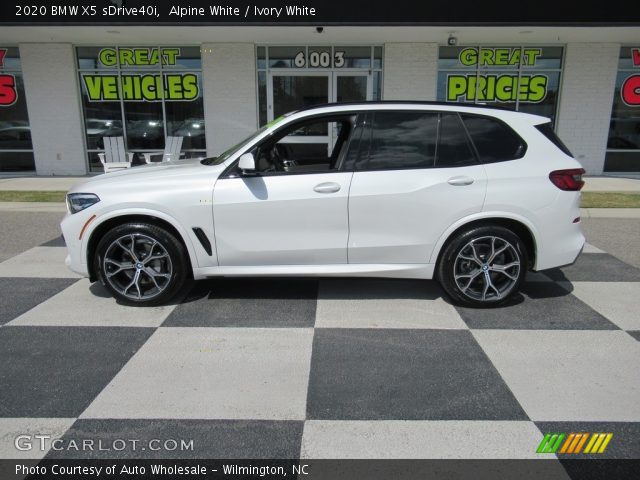2020 BMW X5 sDrive40i in Alpine White