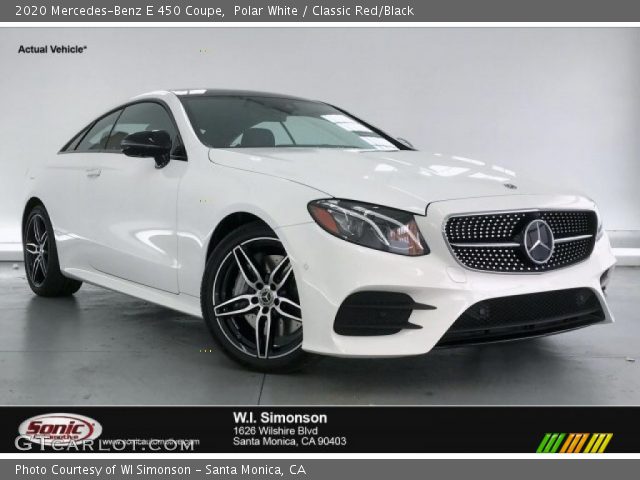 2020 Mercedes-Benz E 450 Coupe in Polar White