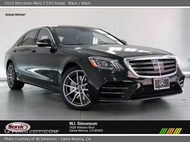 2020 Mercedes-Benz S 560 Sedan in Black