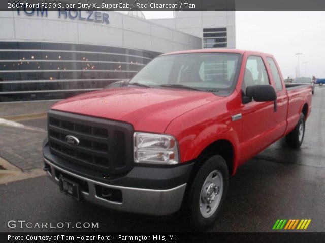 2007 Ford F250 Super Duty XL SuperCab in Red Clearcoat