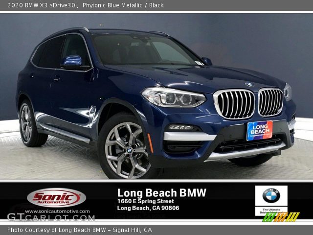 2020 BMW X3 sDrive30i in Phytonic Blue Metallic