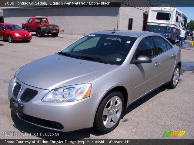 2008 Pontiac G6 Sedan in Liquid Silver Metallic