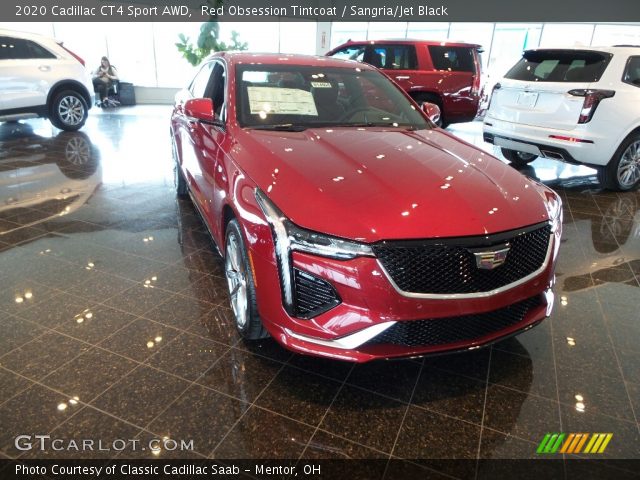 2020 Cadillac CT4 Sport AWD in Red Obsession Tintcoat