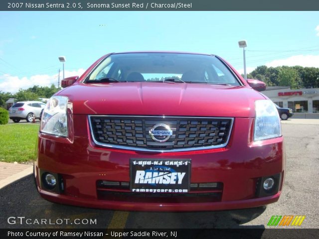 2007 Nissan Sentra 2.0 S in Sonoma Sunset Red