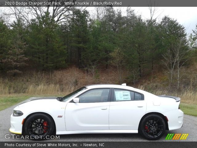 2020 Dodge Charger Scat Pack in White Knuckle