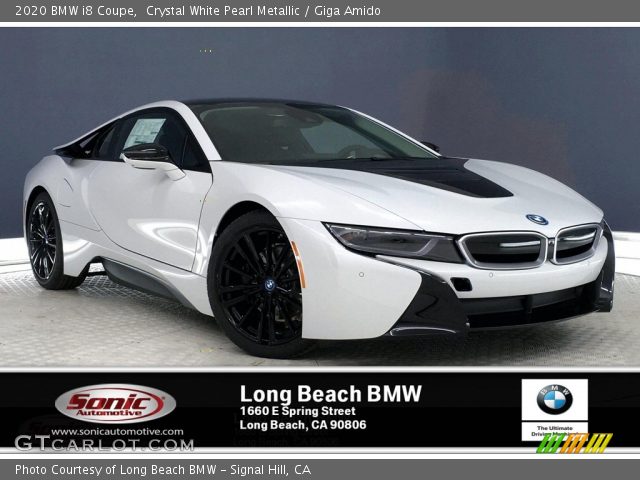 2020 BMW i8 Coupe in Crystal White Pearl Metallic
