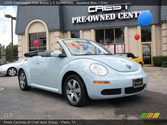 2006 Volkswagen New Beetle 2.5 Convertible in Aquarius Blue
