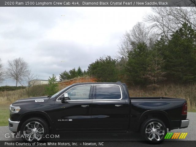 2020 Ram 1500 Longhorn Crew Cab 4x4 in Diamond Black Crystal Pearl