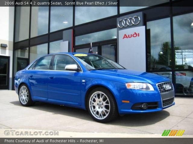 2006 Audi S4 4.2 quattro Sedan in Sprint Blue Pearl Effect