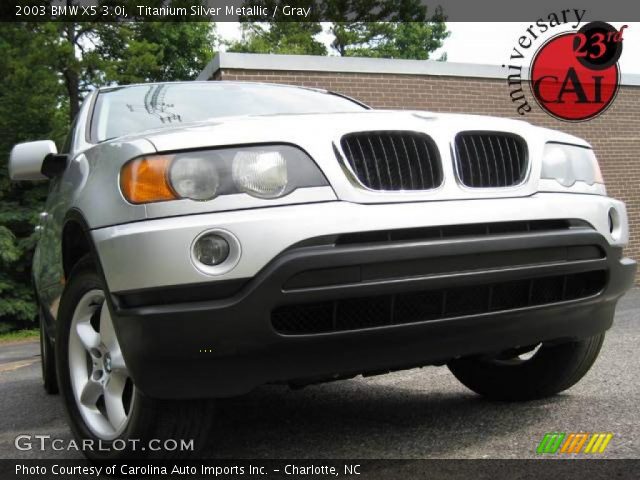 2003 BMW X5 3.0i in Titanium Silver Metallic