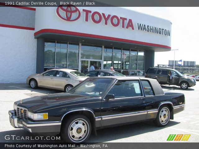 1991 Cadillac DeVille Coupe in Black Raven