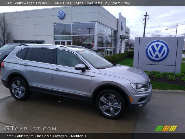2020 Volkswagen Tiguan SEL 4MOTION in Pyrite Silver Metallic
