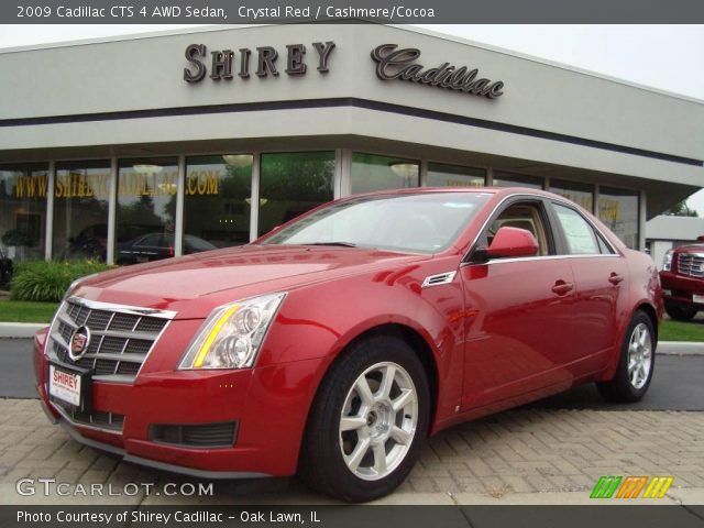 2009 Cadillac CTS 4 AWD Sedan in Crystal Red