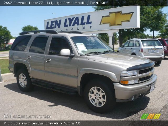 2002 Chevrolet Tahoe Z71 4x4 in Light Pewter Metallic