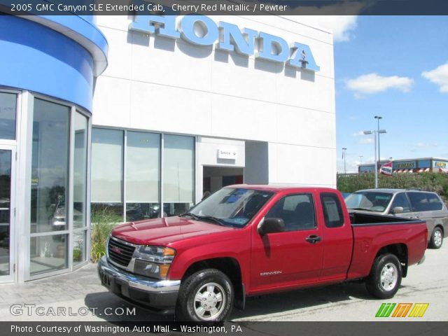 2005 GMC Canyon SLE Extended Cab in Cherry Red Metallic