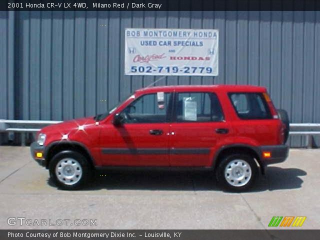 2001 Honda CR-V LX 4WD in Milano Red