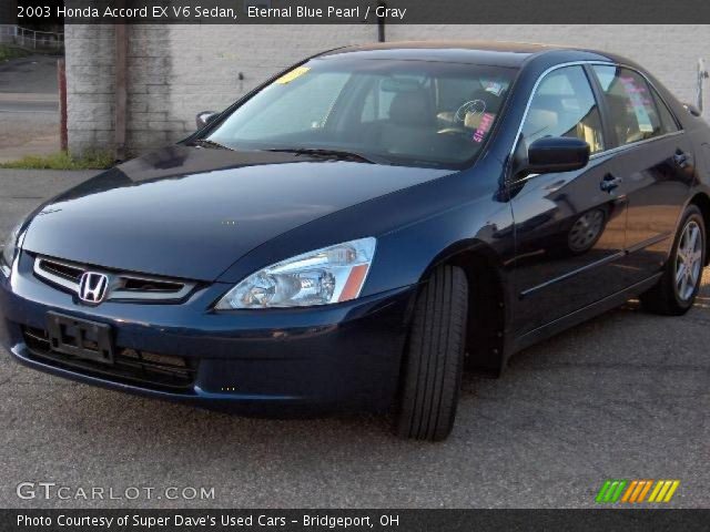 2003 Honda Accord EX V6 Sedan in Eternal Blue Pearl