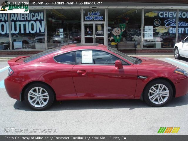 2008 Hyundai Tiburon GS in Redfire Pearl