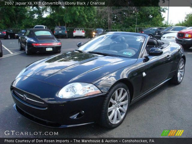 2007 Jaguar XK XK8 Convertible in Ebony Black