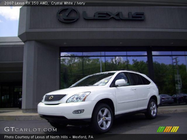 2007 Lexus RX 350 AWD in Crystal White