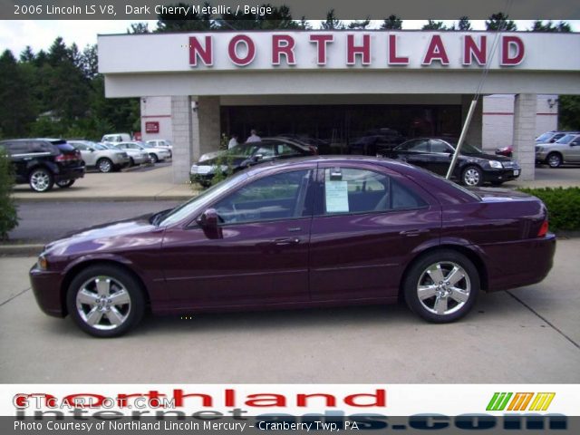 2006 Lincoln LS V8 in Dark Cherry Metallic