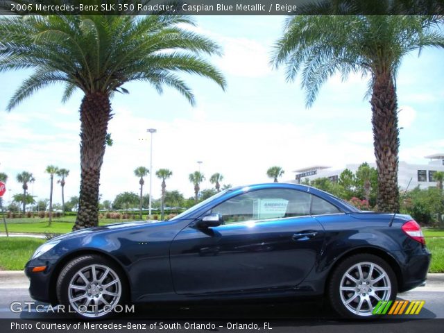 2006 Mercedes-Benz SLK 350 Roadster in Caspian Blue Metallic