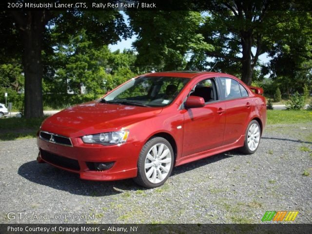2009 Mitsubishi Lancer GTS in Rally Red Pearl