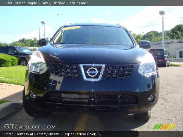 2008 Nissan Rogue SL AWD in Wicked Black