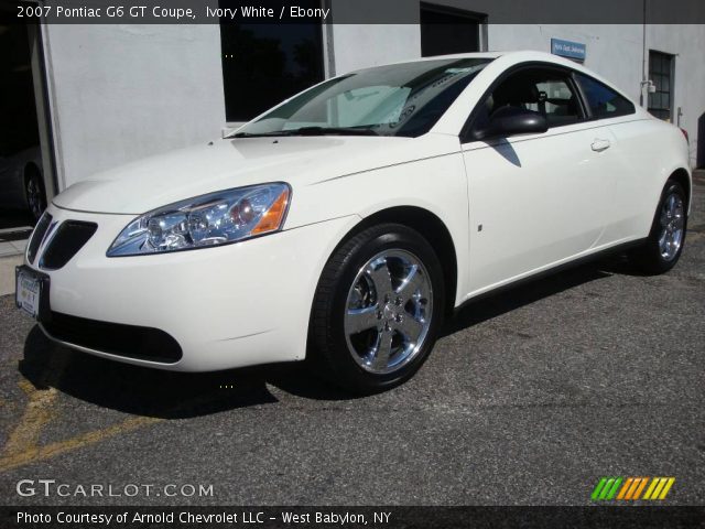 2007 Pontiac G6 GT Coupe in Ivory White