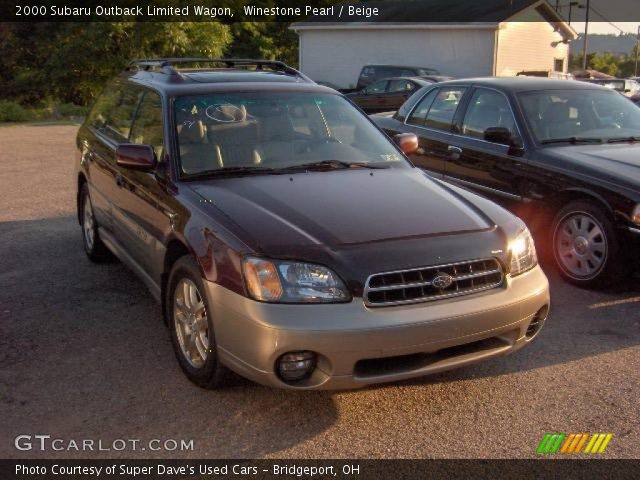 2000 Subaru Outback Limited Wagon in Winestone Pearl