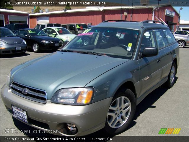 2001 Subaru Outback Wagon in Wintergreen Metallic