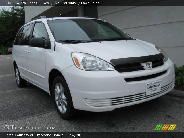 2004 Toyota Sienna LE AWD in Natural White