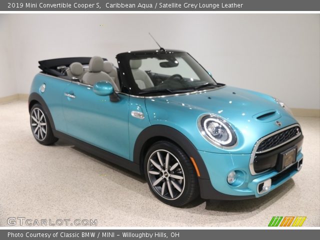 2019 Mini Convertible Cooper S in Caribbean Aqua