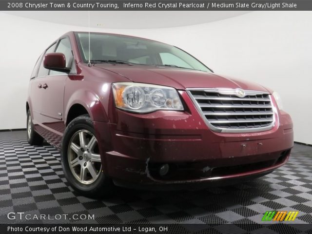 2008 Chrysler Town & Country Touring in Inferno Red Crystal Pearlcoat
