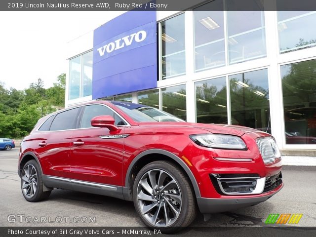 2019 Lincoln Nautilus Reserve AWD in Ruby Red
