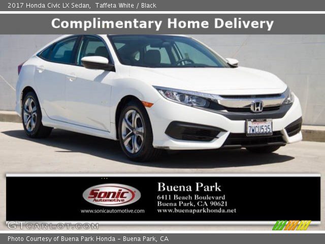 2017 Honda Civic LX Sedan in Taffeta White
