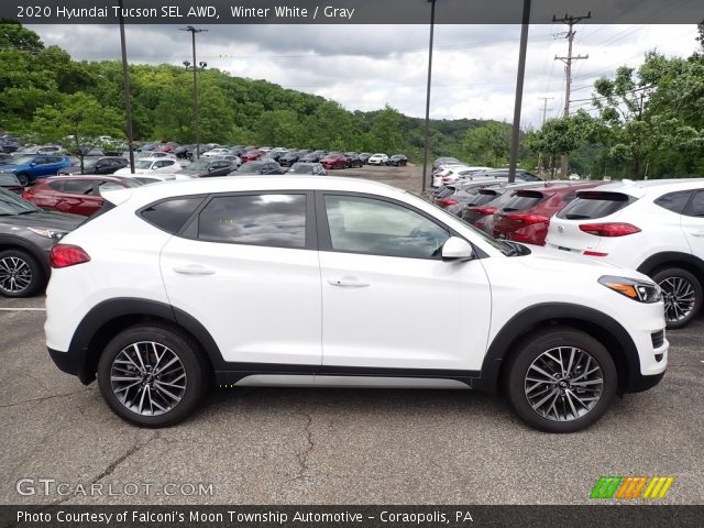 2020 Hyundai Tucson SEL AWD in Winter White