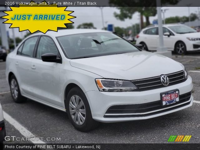 2016 Volkswagen Jetta S in Pure White