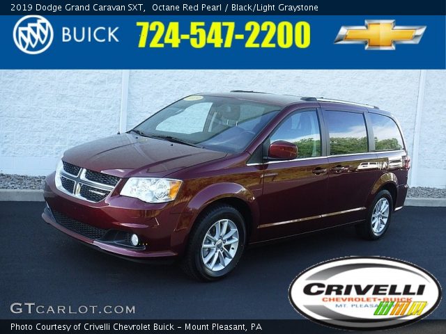 2019 Dodge Grand Caravan SXT in Octane Red Pearl