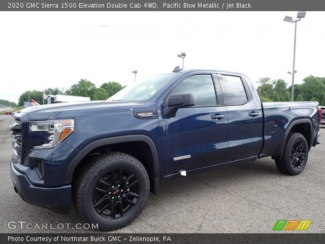 2020 GMC Sierra 1500 Elevation Double Cab 4WD in Pacific Blue Metallic