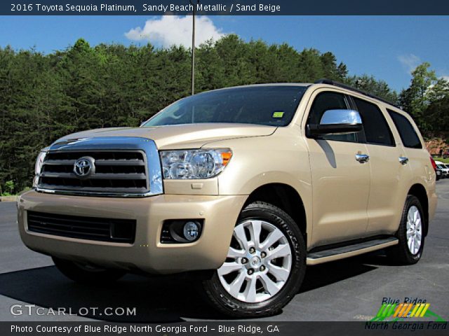 2016 Toyota Sequoia Platinum in Sandy Beach Metallic