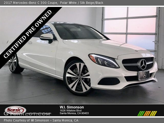2017 Mercedes-Benz C 300 Coupe in Polar White