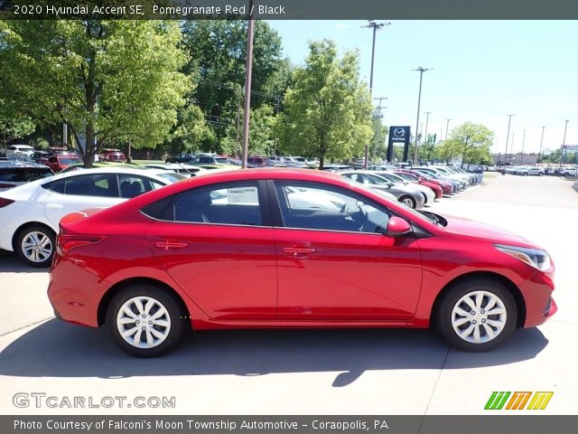 2020 Hyundai Accent SE in Pomegranate Red