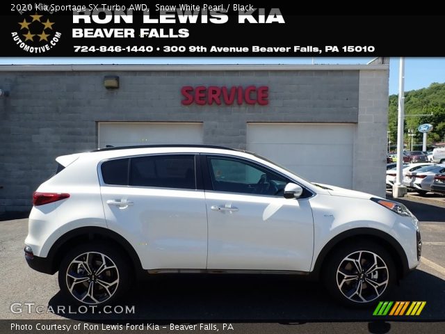 2020 Kia Sportage SX Turbo AWD in Snow White Pearl