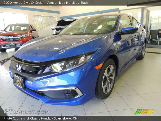 2020 Honda Civic LX Sedan in Aegean Blue Metallic