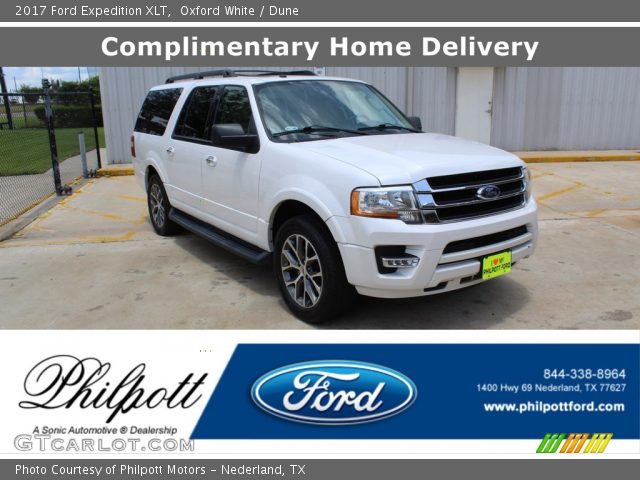 2017 Ford Expedition XLT in Oxford White