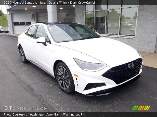 2020 Hyundai Sonata Limited in Quartz White