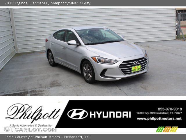 2018 Hyundai Elantra SEL in Symphony Silver